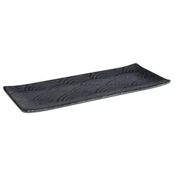 APS Tablett -DARK WAVE- 29 x 12 cm, H: 1,5 cm