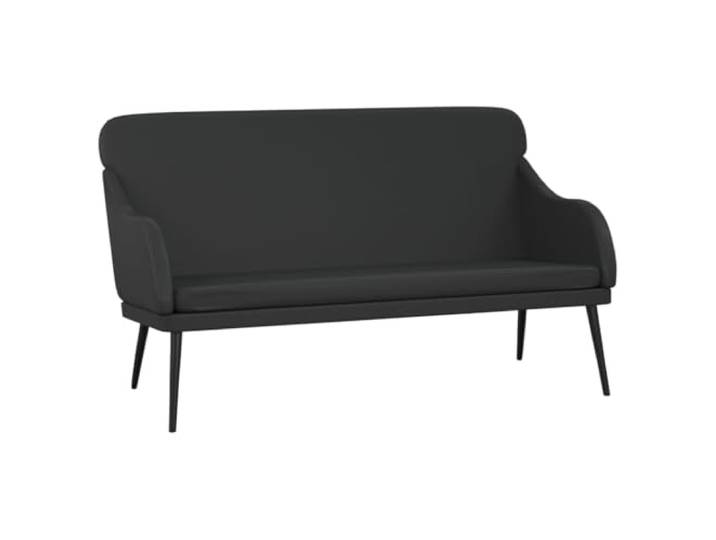 Helloshop26 Sitzbank Sitzbank 110x76x80cm Synthetik schwarz 02_0010637