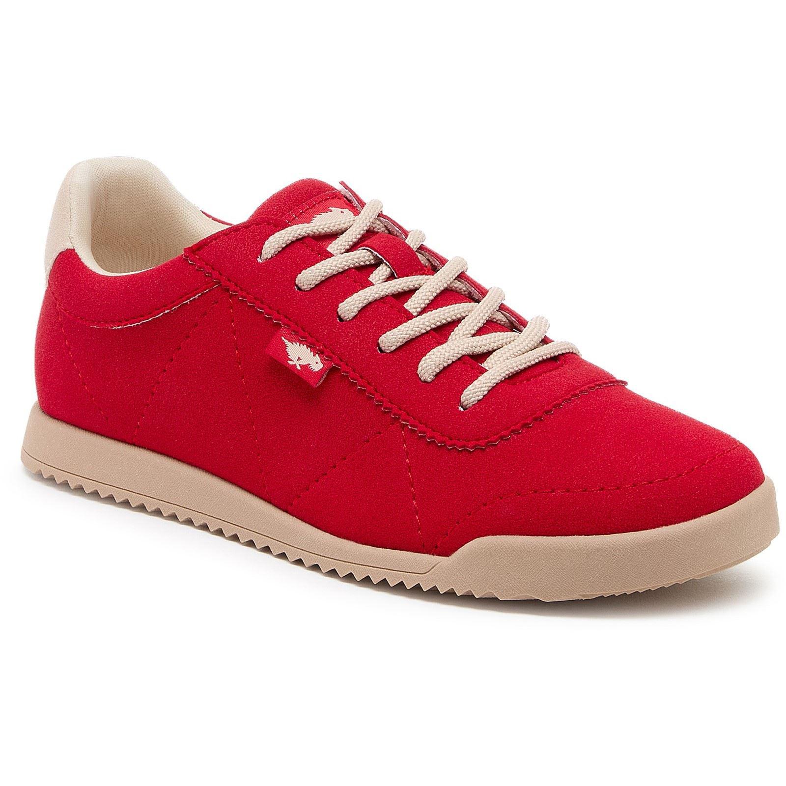 Rocket Dog Bertie Pella Textiel Dames Rode Sneakers
