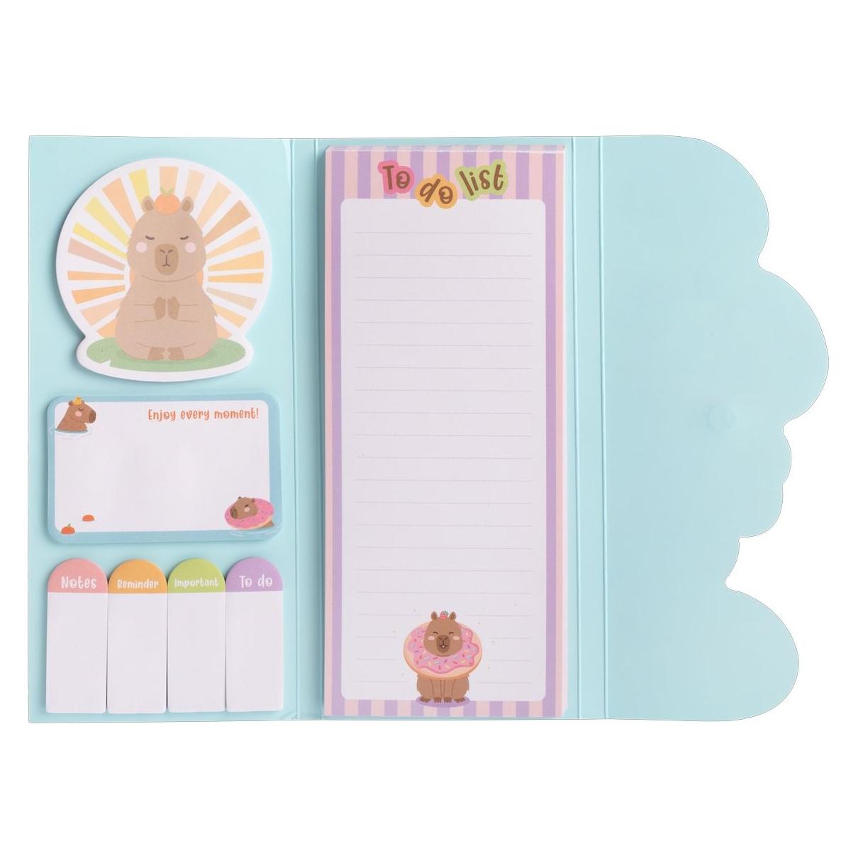 Idena Notizzettel-Set Capybara 7-teilig (93 x 21 mm) (72023630)