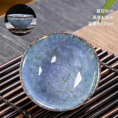 Uplift Treasures Four Seasons Kiln Glazed Ceramic Kung Fu Tea Cup j
