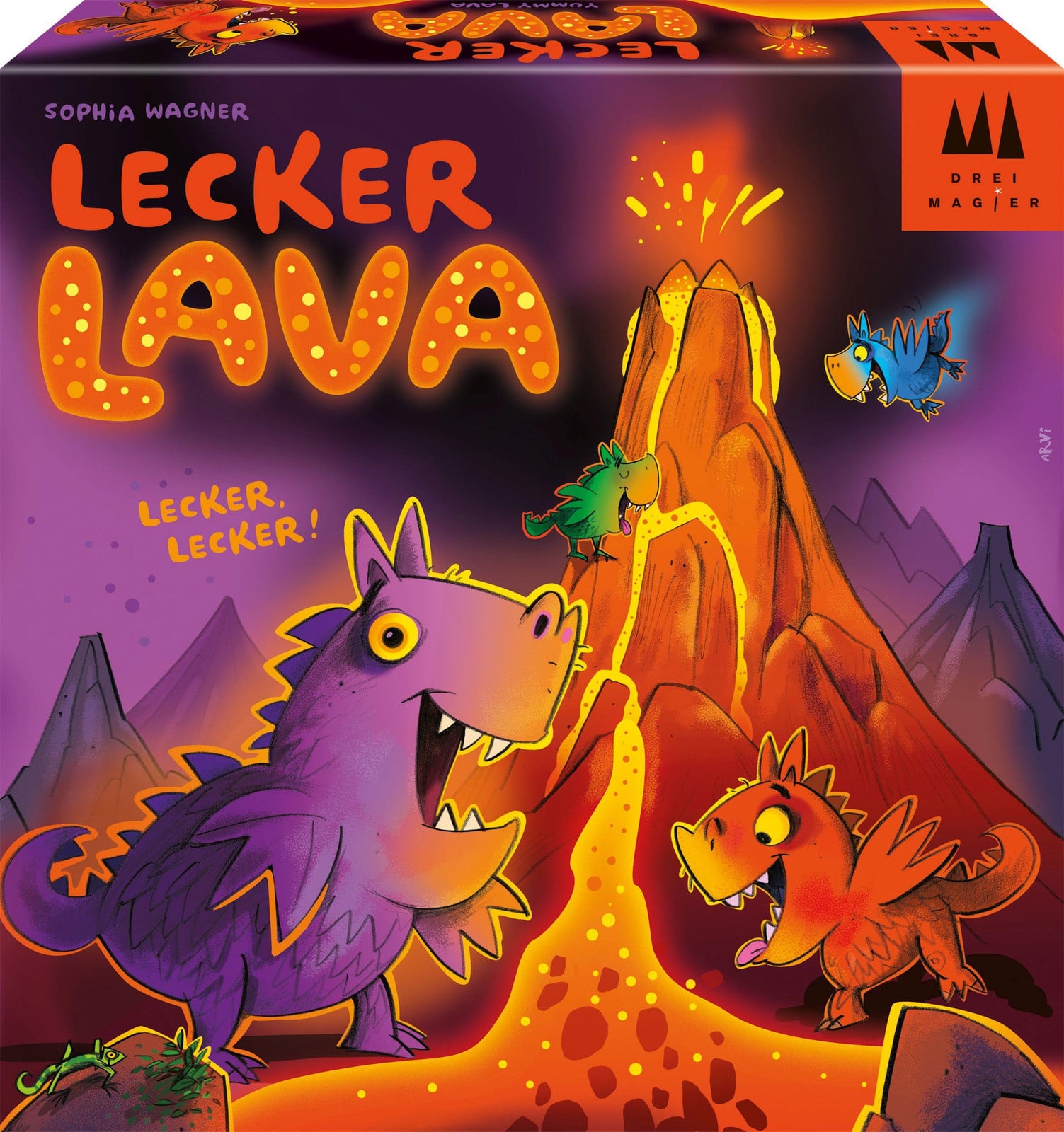 Drie Magiërs: Heerlijke Lava bordspel van Drei Magier Spiele