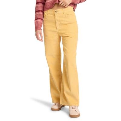 High-waist-Jeans BILLABONG "Be Free Cord", Damen, Gr. 28M, Normalgrößen, gold coast, Obermaterial: 100% Baumwolle., Jeans High-Waist-Jeans