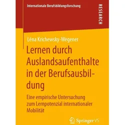 Lernen durch Auslandsaufenthalte in der Berufsausbildung, Fachbücher von Léna Krichewsky-Wegener