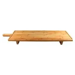 Serviergeschirr, Servierbrett Xxl Bambus 100X26X5,5 Cm
