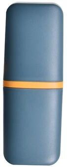 Uplifted Finds Portable Travel Toothbrush Case Holder For Camping Business Trips deep Blue