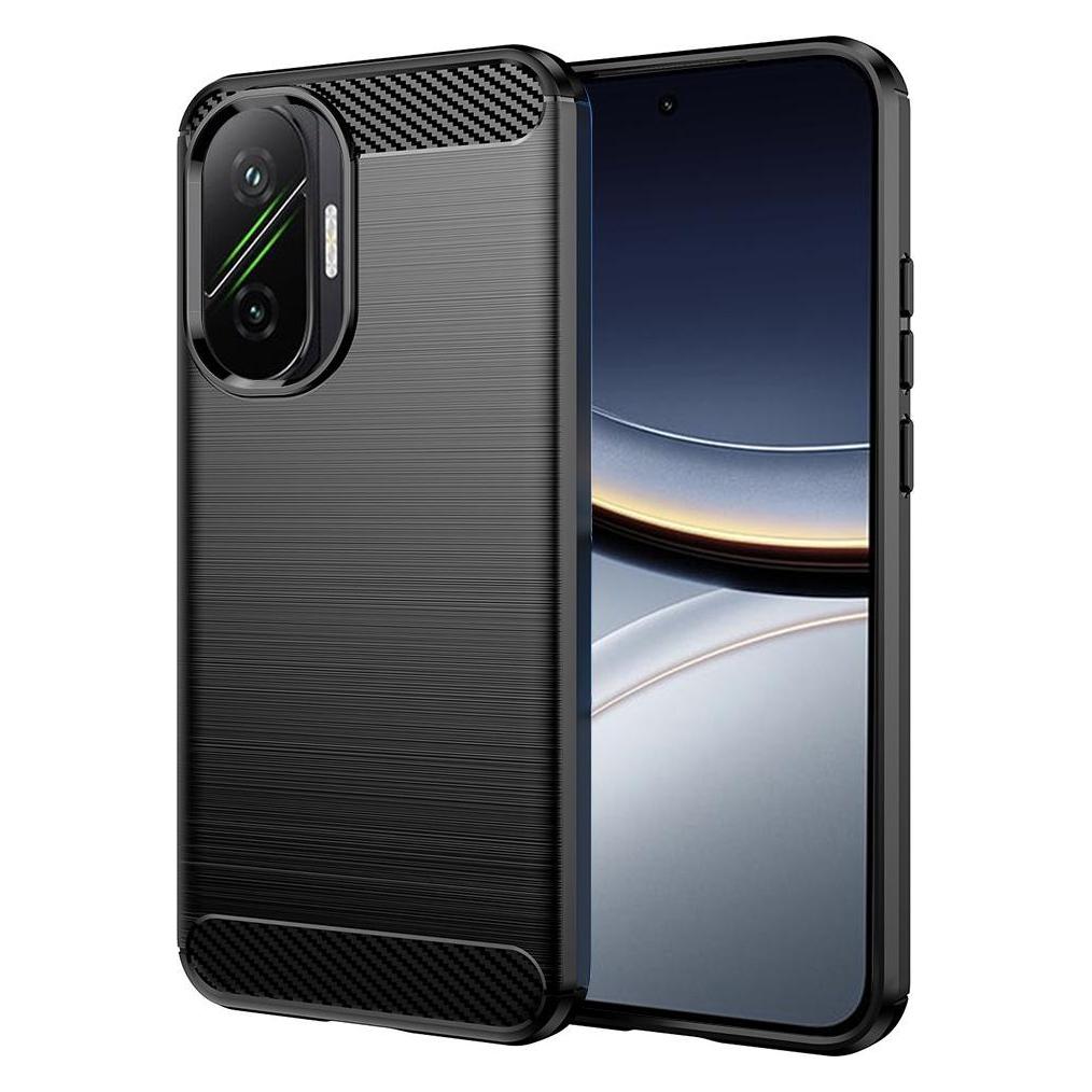 Techsuit - Carbon Silicone - Xiaomi Poco F7 - Black (Xiaomi Poco F7) (60302323)