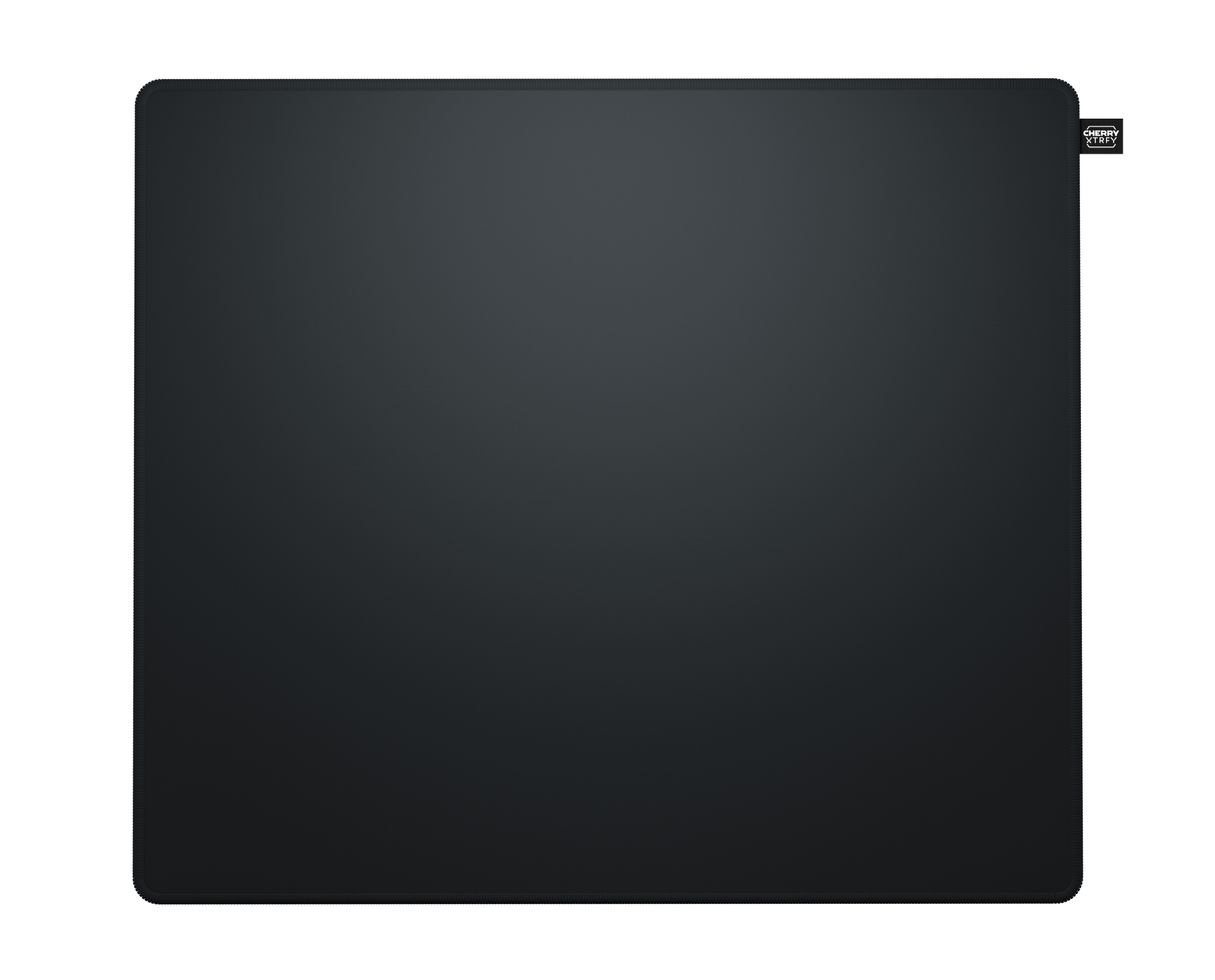 Cherry XTRFY GP7 Schwarz Gaming Mousepad | 460 x 400 mm, Graphen Faser, Rutschfeste Gummiunterseite