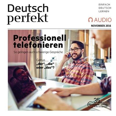 Deutsch lernen Audio - Professionell telefonieren - Spotlight Verlag, Audio, 4057664062055