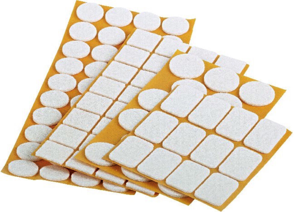 suki Filzgleiter Set 100-teili g, selbstkl, weiß Inhalt: 100 (3566376)