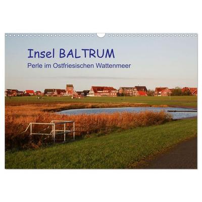 Insel Baltrum, Perle im Ostfriesischen Wattenmeer (Wandkalender 2027 DIN A3 quer), CALVENDO Monatskalender