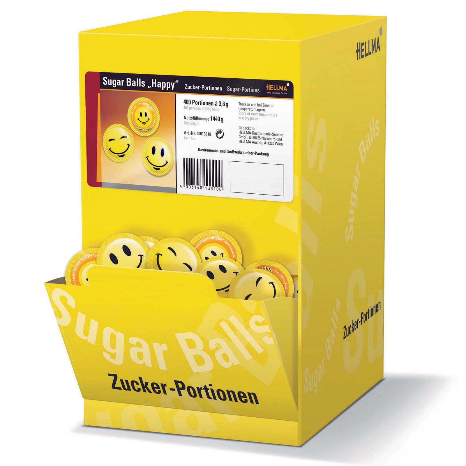 HELLMA Zuckersticks Sugar Balls Happy 60000056