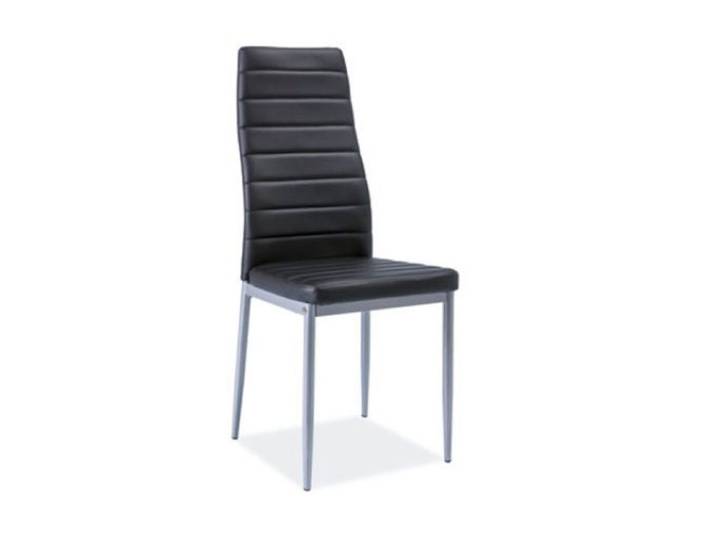 Feldmann-Wohnen Esszimmerstuhl H-261 (4 St), schwarz 4er Set