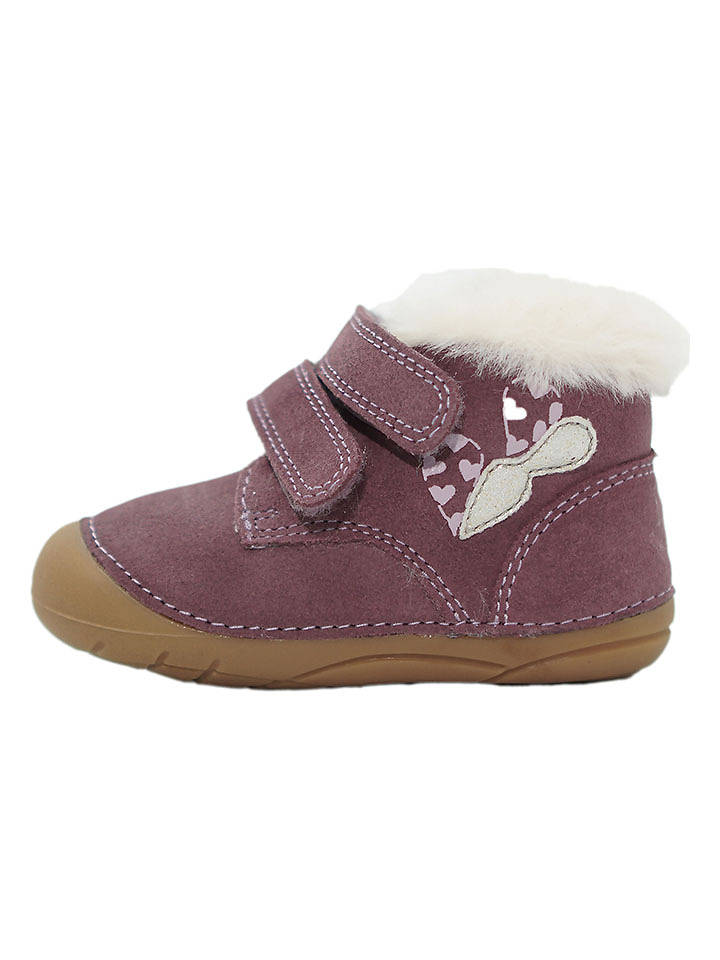 lamino Leder-Boots in Rosa - 25