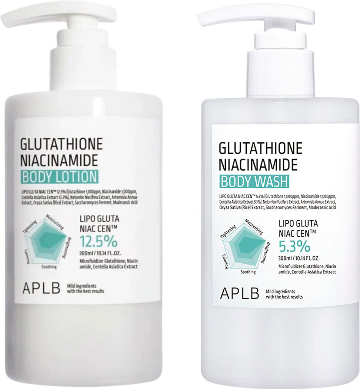 APLB Glutathione Niacinamide Body Duo Gift Set