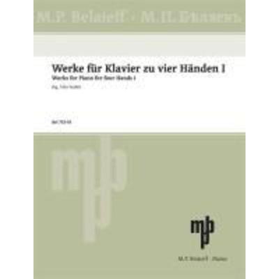 Leichte Klavierstücke zu vier Händen 1 -