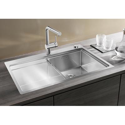 Küchenspüle BLANCO "DIVON II 45 S-IF", silber (edelstahl seidenglanz), B:86cm, Edelstahl, Küchenspülen