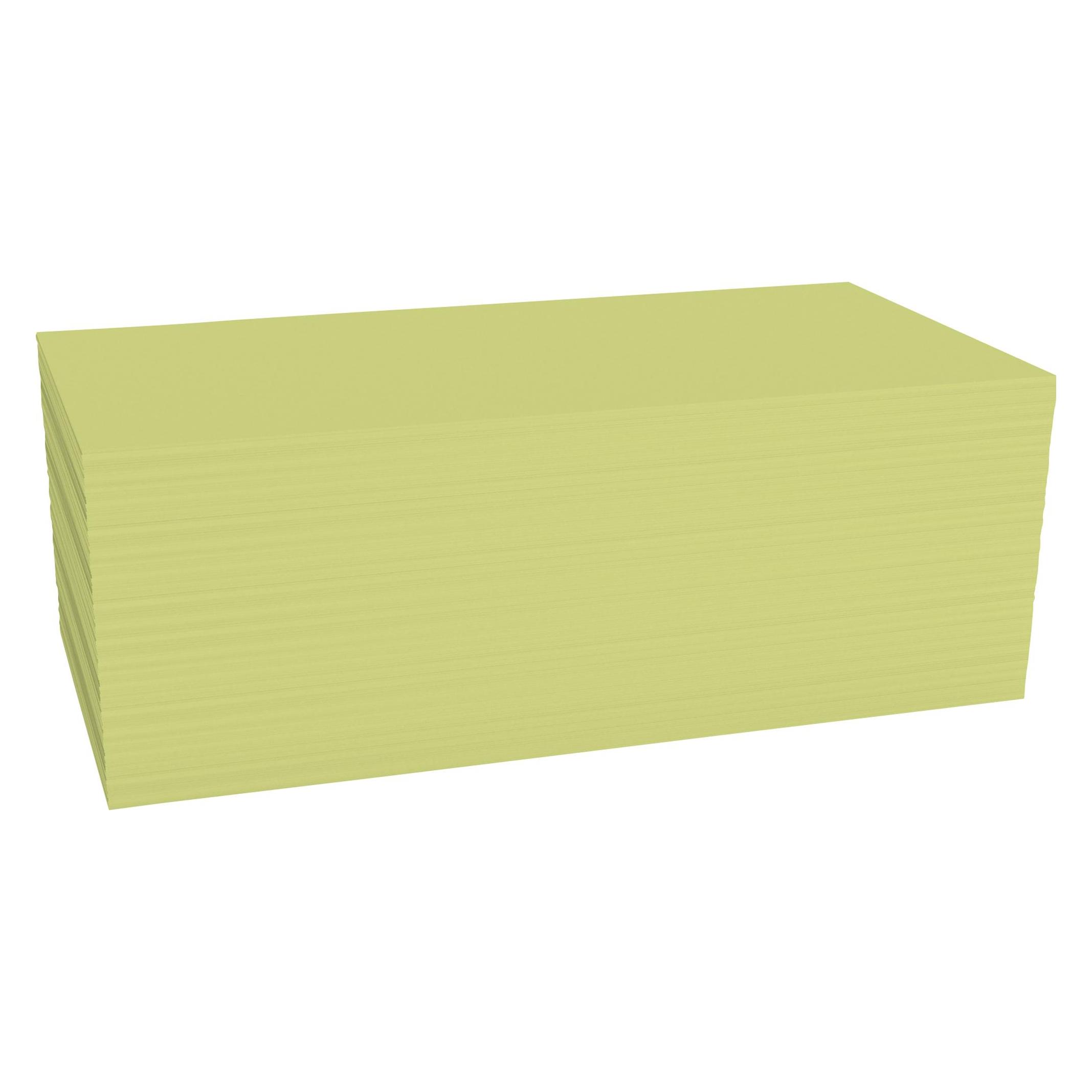 Magnetoplan Moderationskarte 20 x 10 cm (B x H) 120g/m² Offsetpapier gelb 500 St./Pack. (111151502)