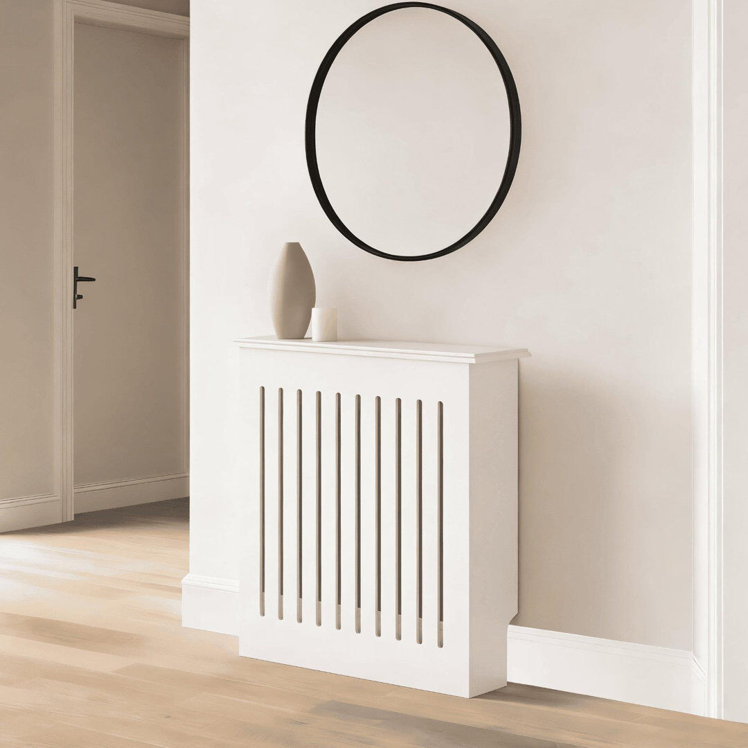BigFurnitureWarehouse Loxley Radiator Cover White Small - 78cm W