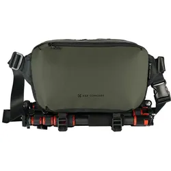 K&F Concept Sling Bag 10L (Kamera Hüfttasche, 10 l), Kameratasche, Grün, Schwarz