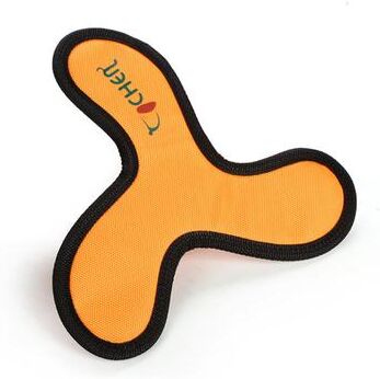 The Handy Homestead Soft Bite Resistant Dog Frisbee Toy For Fetch And Training yellow