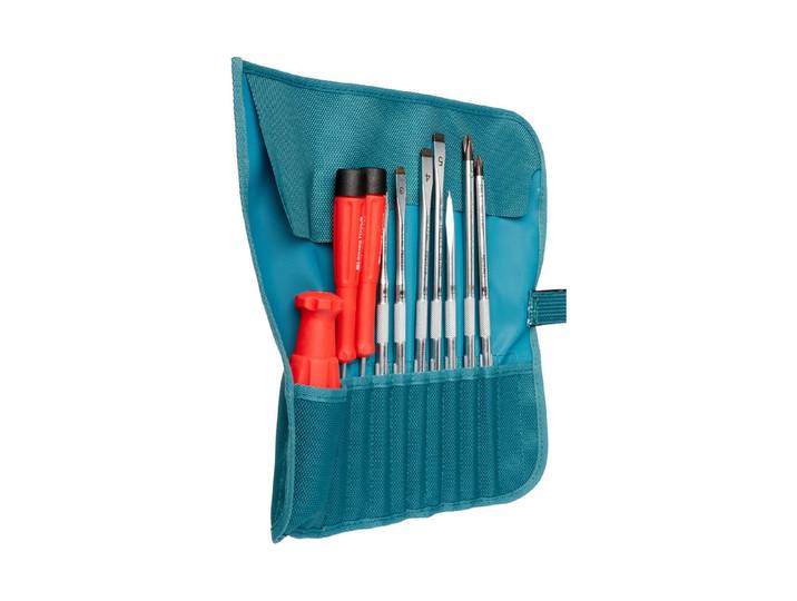 PB Swiss Tools Schraubenzieher-Satz Petrol 10-teilig