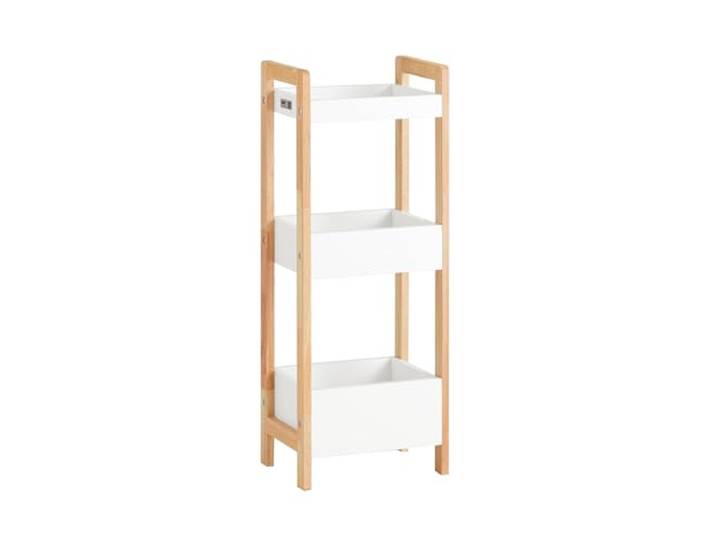 SoBuy Badezimmerschrank mit 3 stabilen Regalen für kleine Bäder 28x20x74 cm