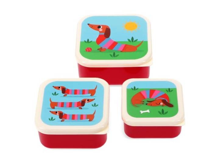 Rex London Snackboxen (Set van 3) - Worsthond