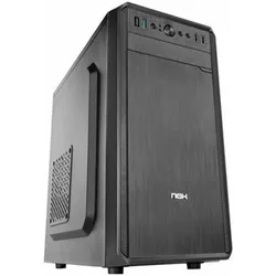 Nox LITE030 Midi Tower (mATX, Mini-ITX), PC Gehäuse, Schwarz