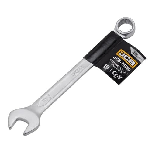 JCB Combinatiesleutel 10 mm - Ringsleutel - Satijn Afwerking - Cr-V Staal