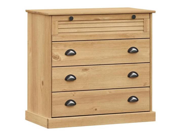SALE 2026 Armoire d'appoint - Armoire Commode Pour chambre VIGO 80x40x76cm bois massif de pin 23.05 Kg 6817555