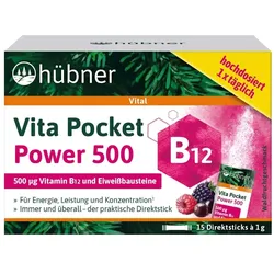 Vita Pocket Power 500 B12 - 15 DirektSticks 15g