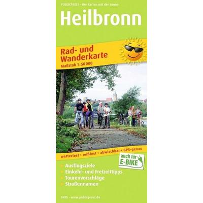 Publicpress Rad- und Wanderkarte Heilbronn 1:50.000, Sonstige von , KOMPASS Freytag & Berndt, 978-3-7473-0495-2