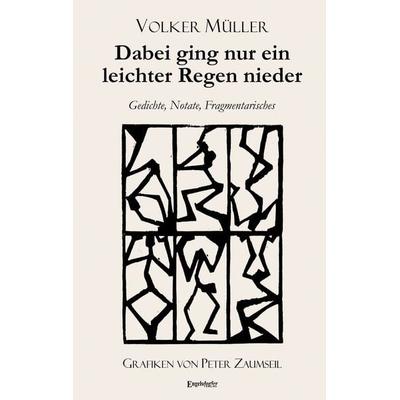 Dabei ging nur ein leichter Regen nieder, Taschenbuch von Volker Müller, Engelsdorfer Verlag, 978-3-96940-823-0