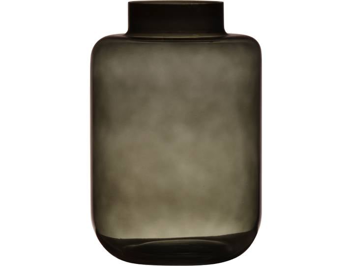 Vase Vase grau Glas H 23.5 cm - Vase