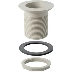 Geberit Ablaufventil 352329081 Rg 60 x 1/8", Rundgewinde, Kunststoff, kieselgrau