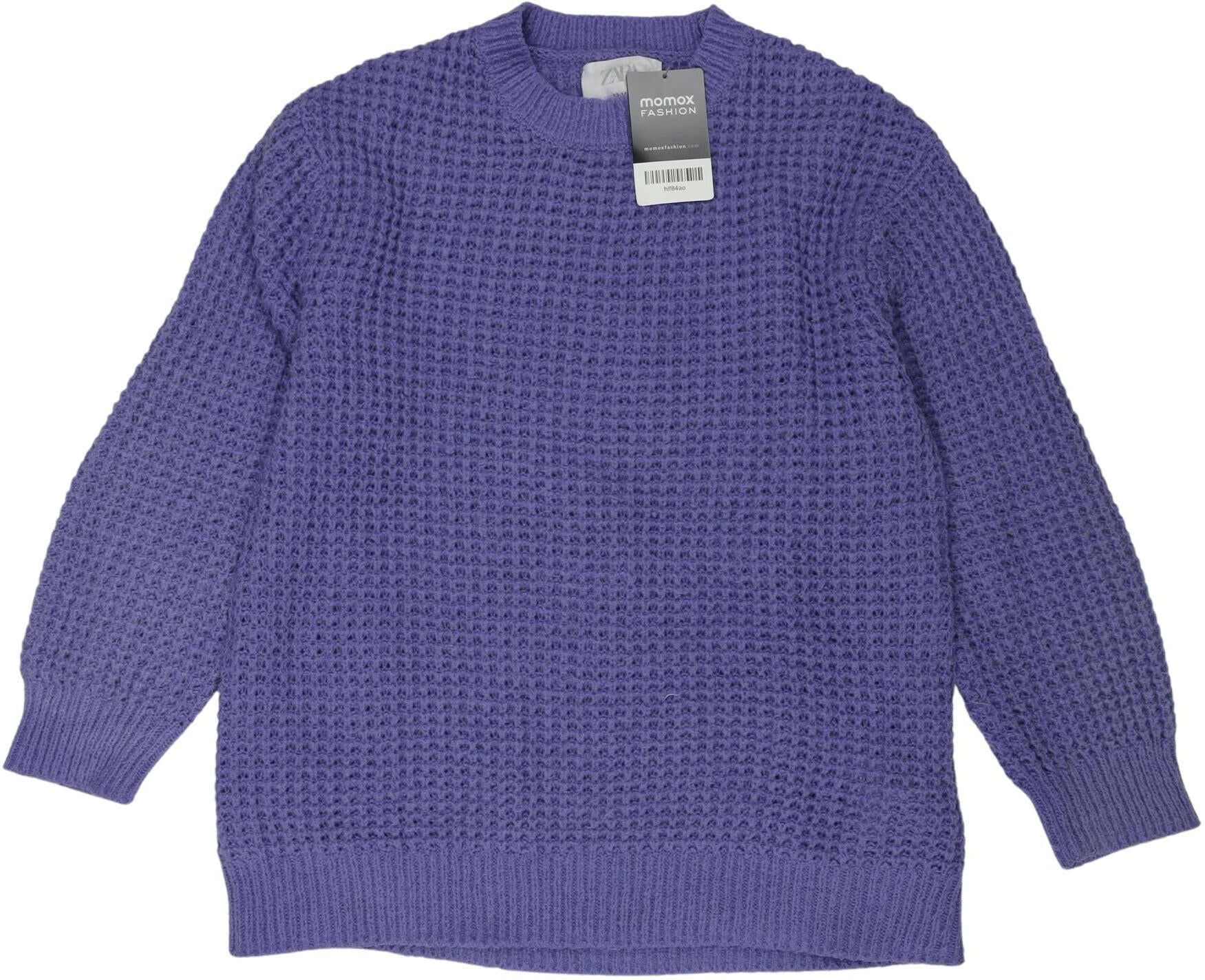 Zara Mädchen Pullover, Lila, Gr. EU 164, Synthetik - Second Hand