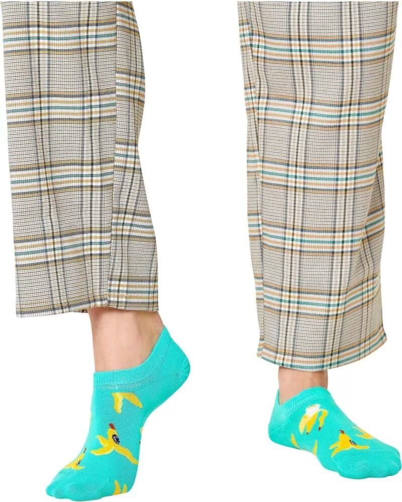 Happy Socks Calcetines Bajos ´banana´ Turquesa Azul S Unisex