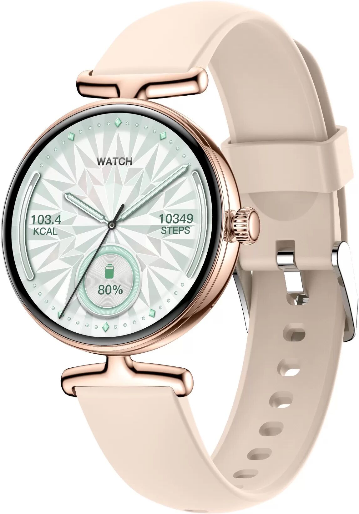 INF Multifunktionale Smartwatch mit AMOLED-Display & Gesundheitsüberwachung Roségold