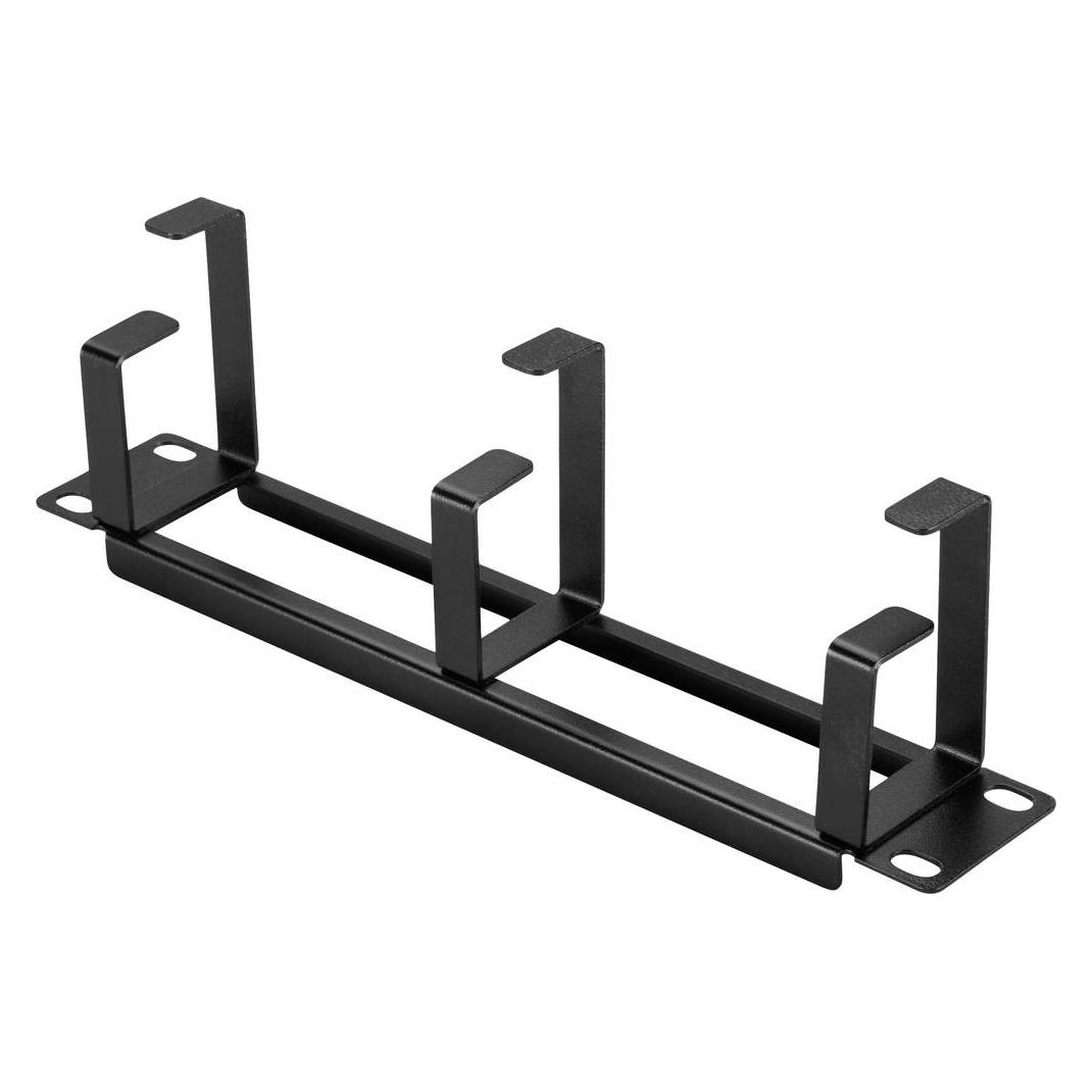 Renkforce RF-7116956 10 Zoll Netzwerkschrank-Kabelführung 1 HE Schwarz (RF-7116956)