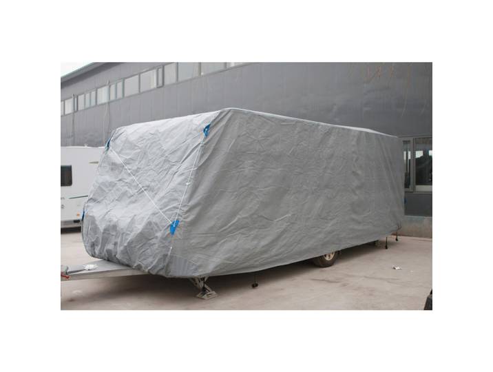 Abdeckplane, Grau, Kunststoff, 250x220x732 cm, mehrfach verwendbar, witterungsbeständig, für Wohnwagen geeignet, wasserdicht, Freizeit & Co, Heimwerken, Autozubehör