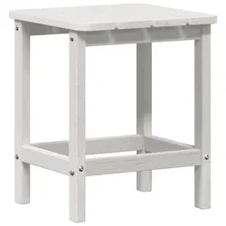 vidaXL Adirondack Beistelltisch Weiß 38x38x45 cm HDPE