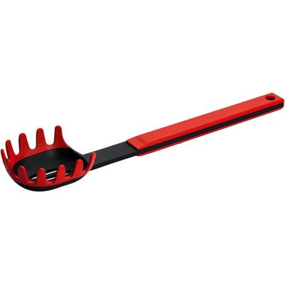 Nudellöffel WOLL "Cook it", rot, B:7,3cm H:3,8cm, Kunststoff, Silikon, Kochlöffel, aus hochwertigem Kunststoff und Silikon