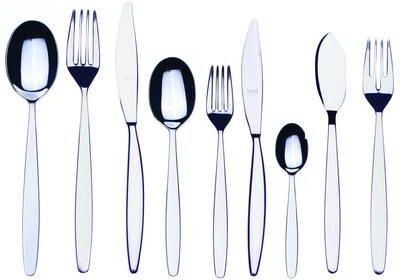 Mepra Immagina Flatware Set - 54 Pieces - Stainless Steel