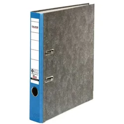 Falken Ordner A4 »Recycling Wolkenmarmor« 5 cm grau, 31.8 cm