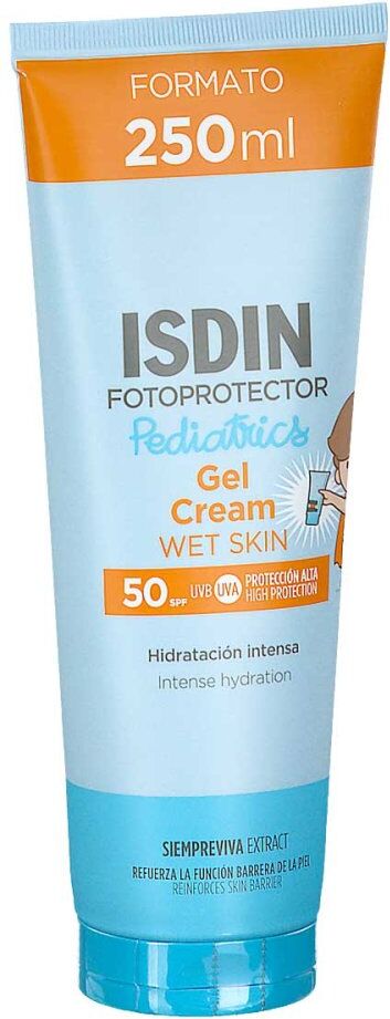 ISDIN Pediatrics Gel Cream Kinder Sonnenmilch LSF 50 250ml