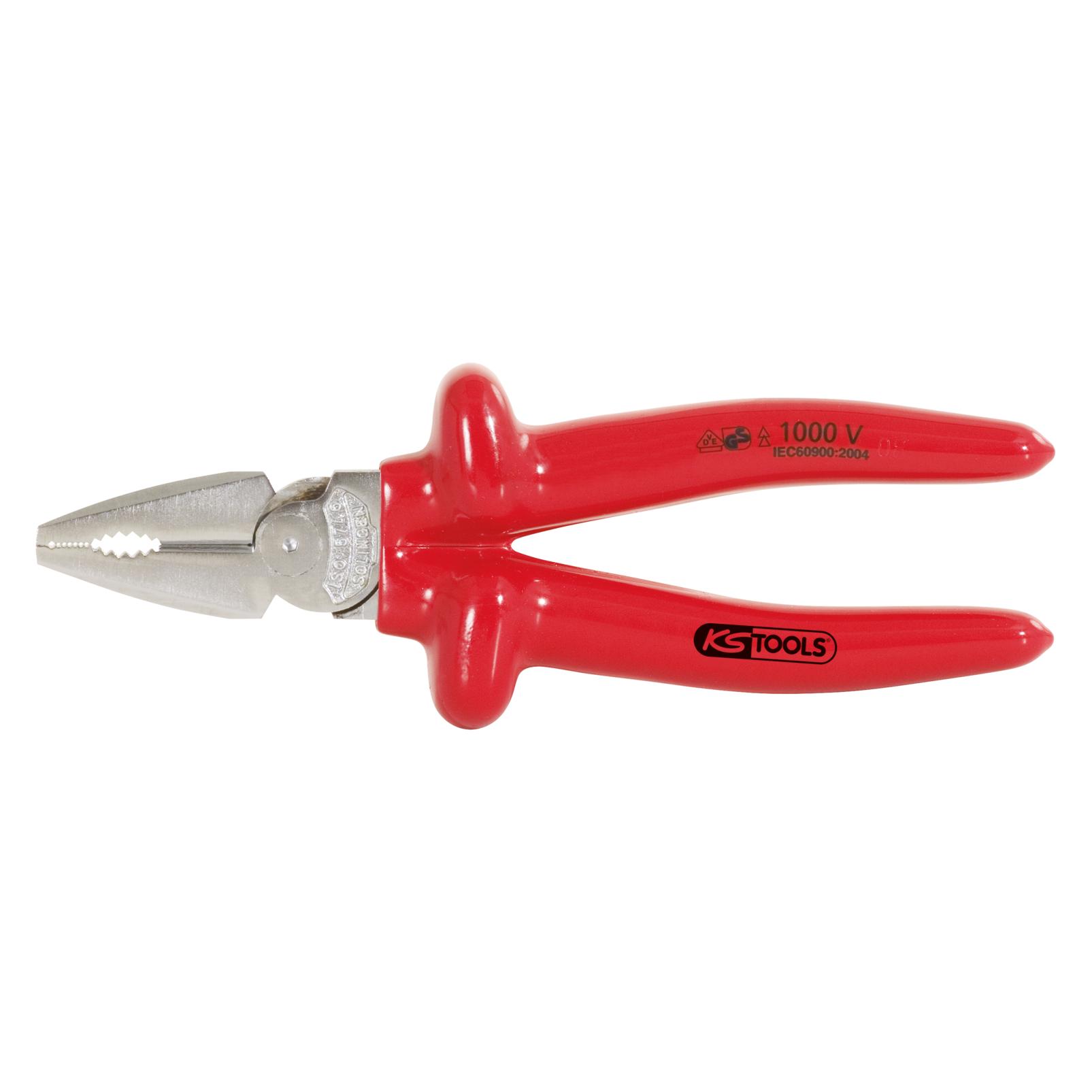 KS Tools CLASSIC 1000V Kraft-Kombinationszange, 205mm (205 mm) (117.1276)