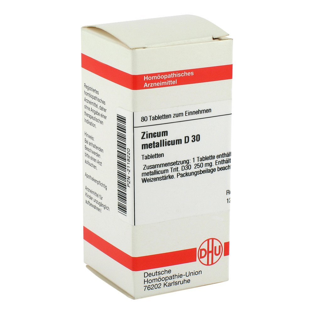 DHU-Arzneimittel GmbH & Co. KG Zincum Metallicum D30 Tabletten 02118220