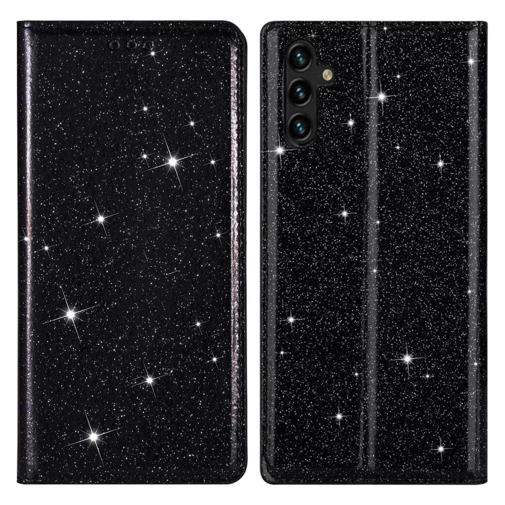 Cover-Discount Galaxy A14 - Flip Case Glitter schwarz (Samsung Galaxy A14) (660124585A)