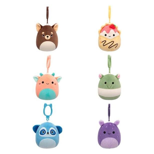 Squishmallows Clip-on Plüsch 8 cm, Ast W20 (8 cm) (SQJW3520)